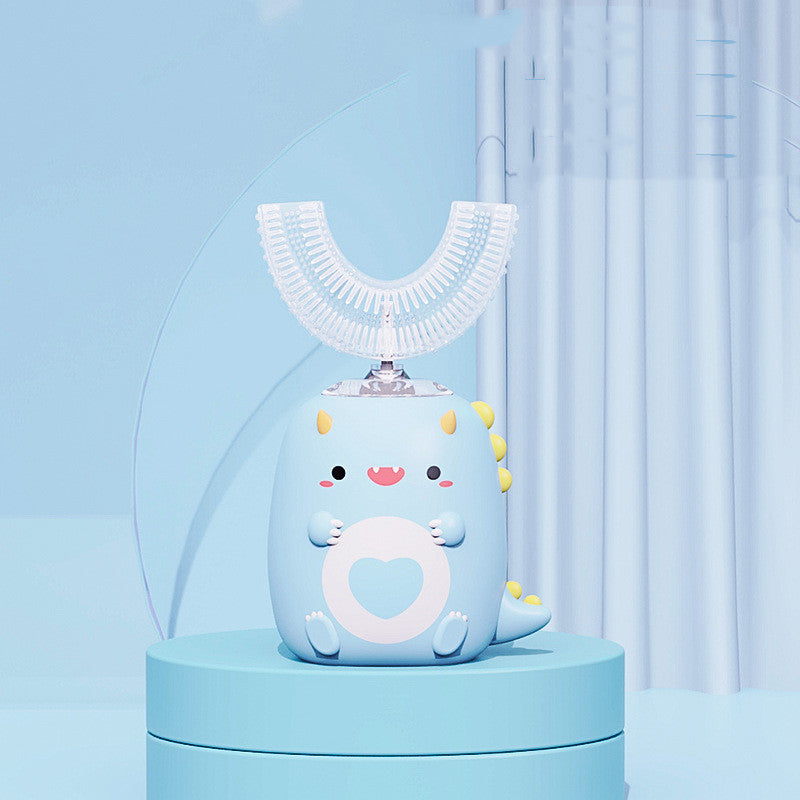 Mouth Type Food Grade Silicone Brush Head U-shaped Tooth Scaler