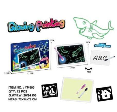 3D Magic Drawing Pad with 8 Light Effects