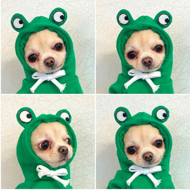 Cute Fruit Dog Hoodie - Winter Fleece