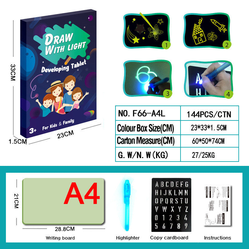 3D Magic Drawing Pad with 8 Light Effects
