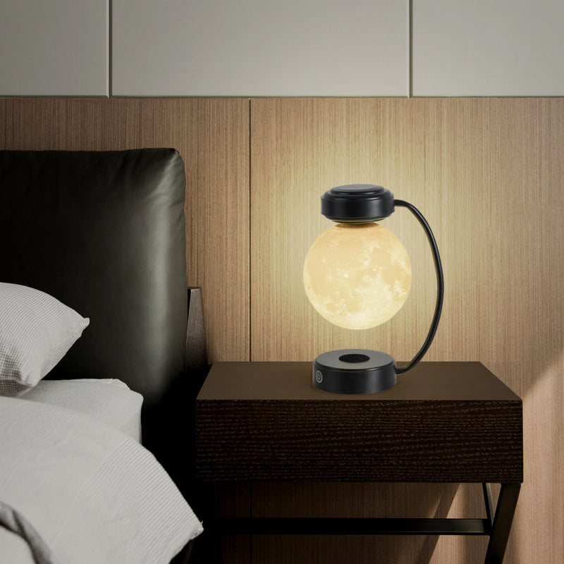 3D LED Magnetic Levitating Moon Lamp