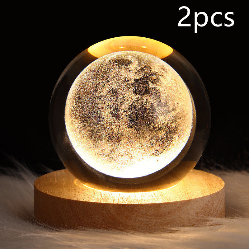 Galaxy Crystal Ball LED Night Light