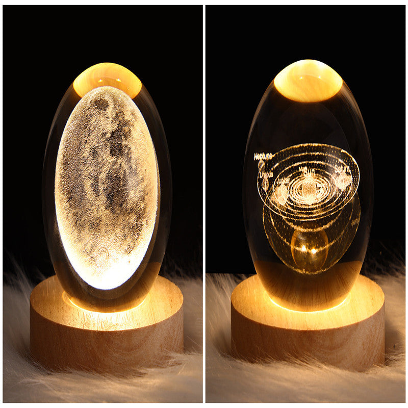 Galaxy Crystal Ball LED Night Light
