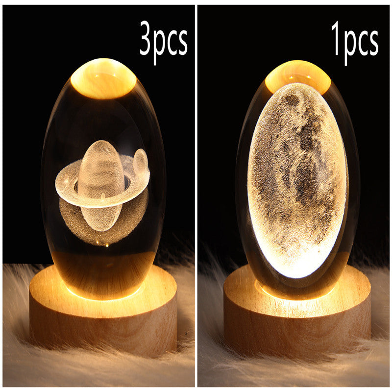 Galaxy Crystal Ball LED Night Light
