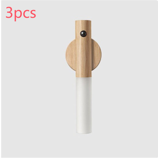 Magnetic Wood LED Motion Sensor Light