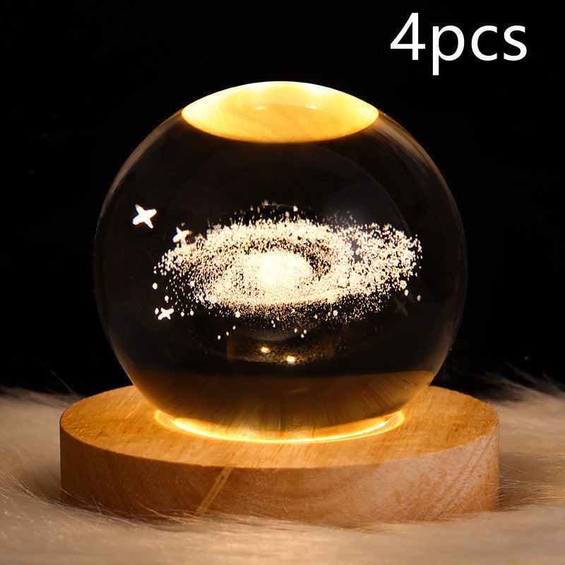Galaxy Crystal Ball LED Night Light