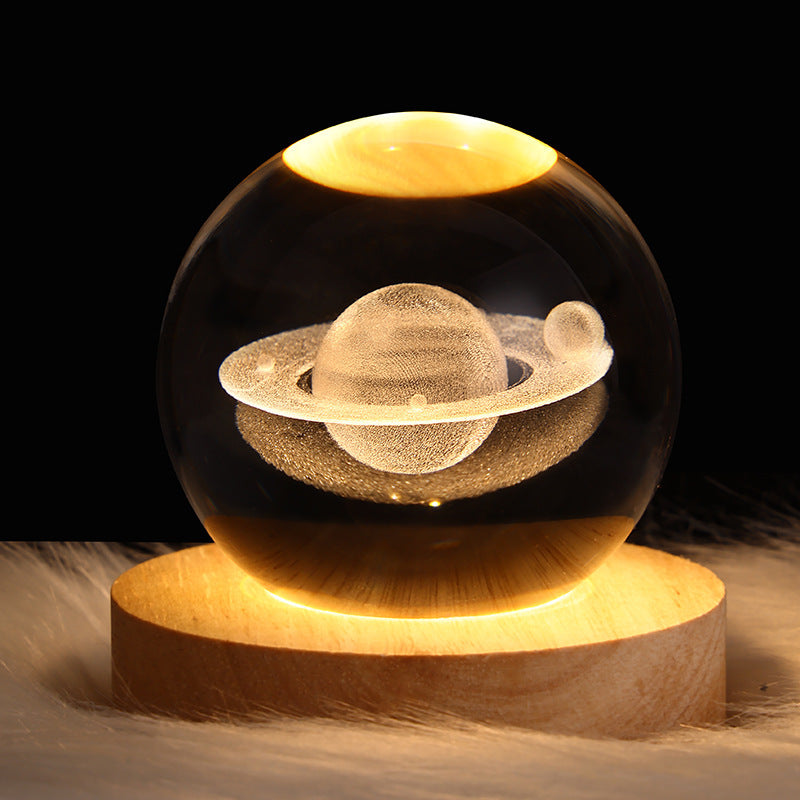 Galaxy Crystal Ball LED Night Light