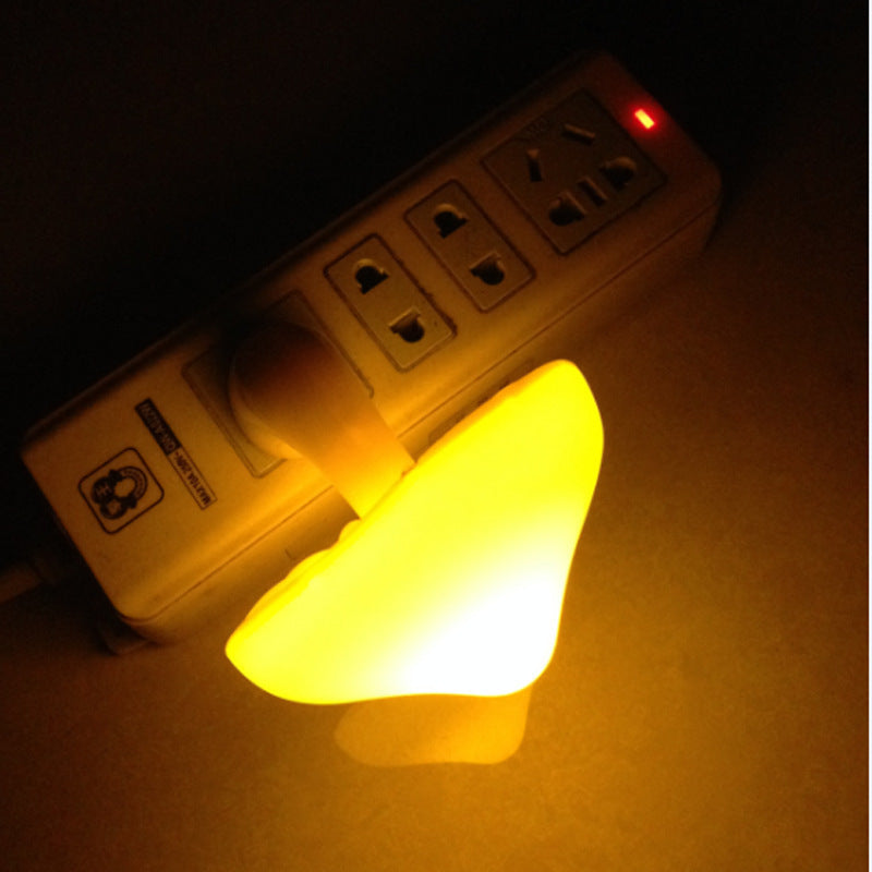 LED Mushroom Wall Socket Night Light