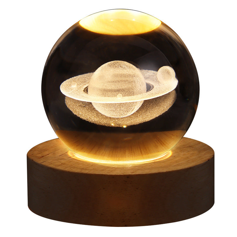 Galaxy Crystal Ball LED Night Light