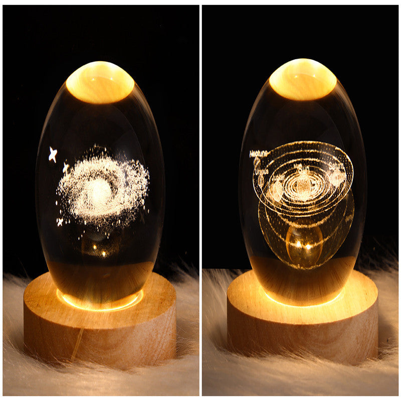 Galaxy Crystal Ball LED Night Light