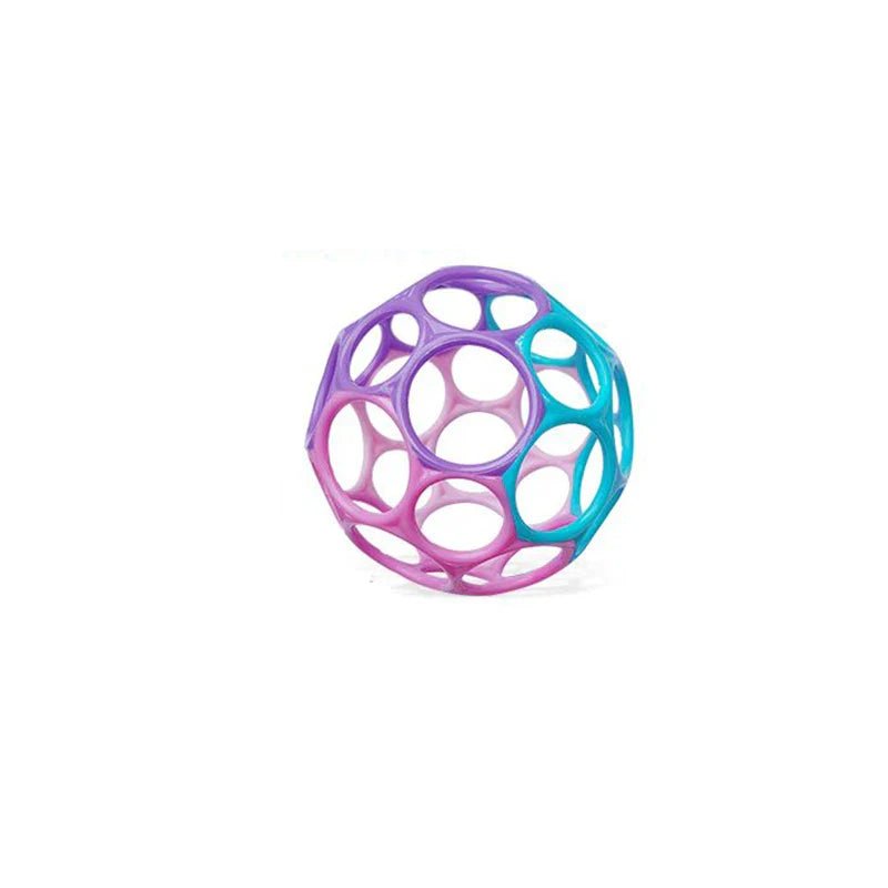 Soft Baby Grasping Rattle Ball – Sensory Teether Toy