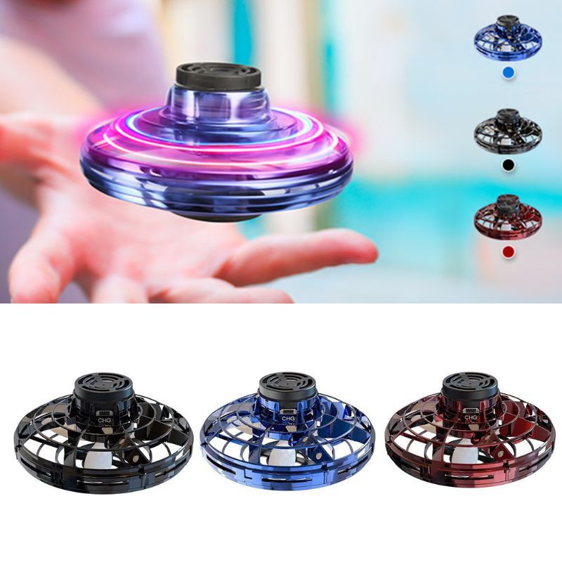 LED UFO Flying Spinner Toy for Kids