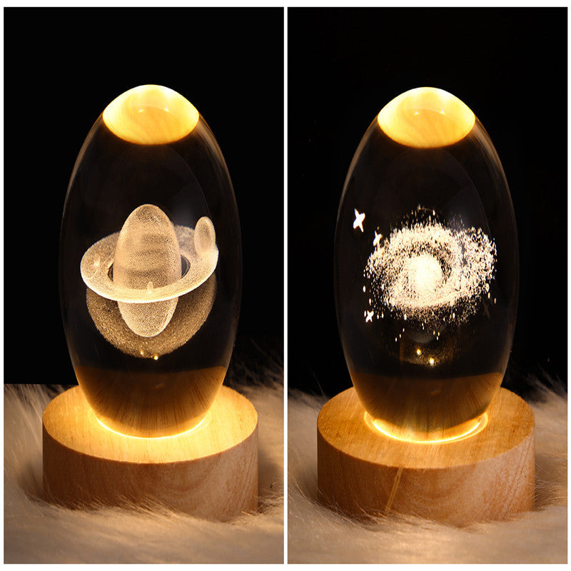 Galaxy Crystal Ball LED Night Light