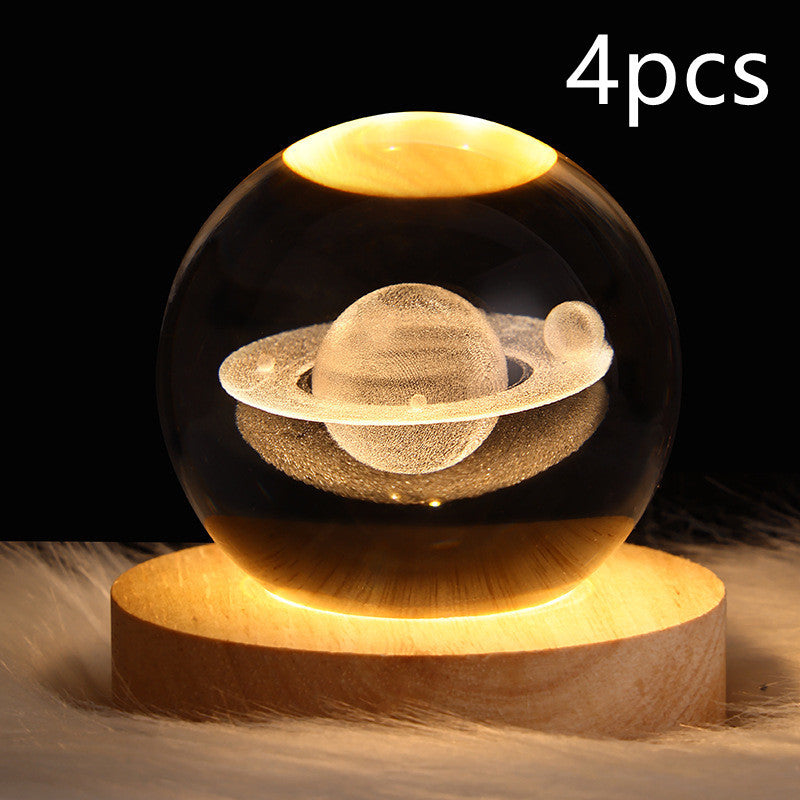 Galaxy Crystal Ball LED Night Light