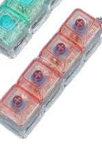 LED Mechanical Keyboard Keychain