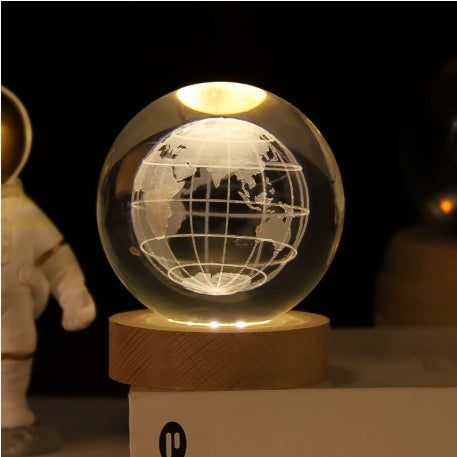 Galaxy Crystal Ball LED Night Light