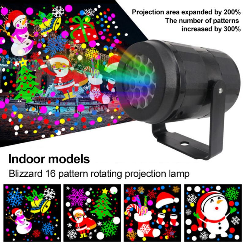 Christmas Snowflake LED Projector Light