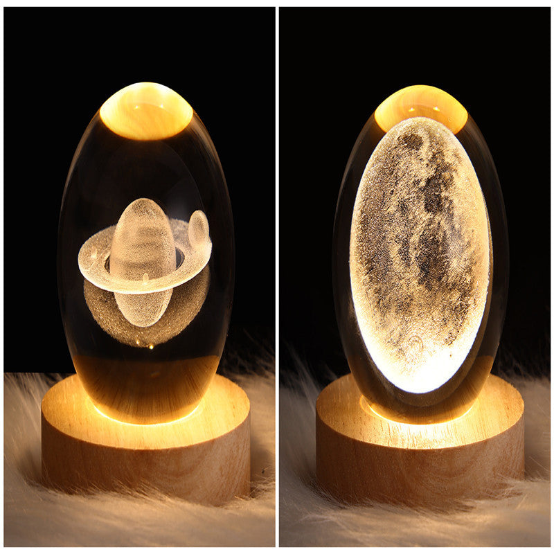 Galaxy Crystal Ball LED Night Light