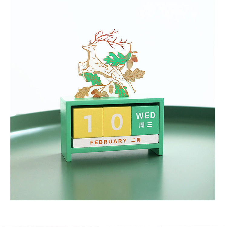 Galaxy Secret Love Series Creative Design Reminder Desk Calendar Ornament