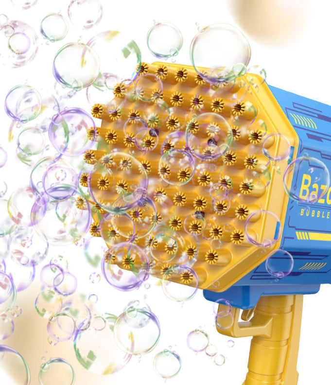 Bubble Gun Rocket Machine with LED Light