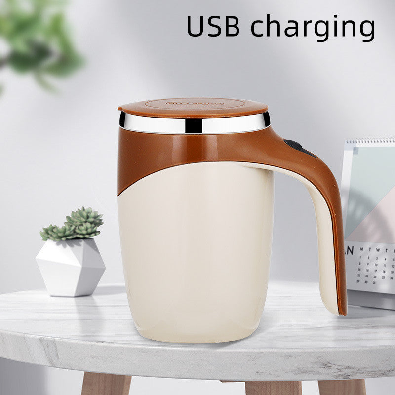 Electric Self-Stirring Coffee Cup