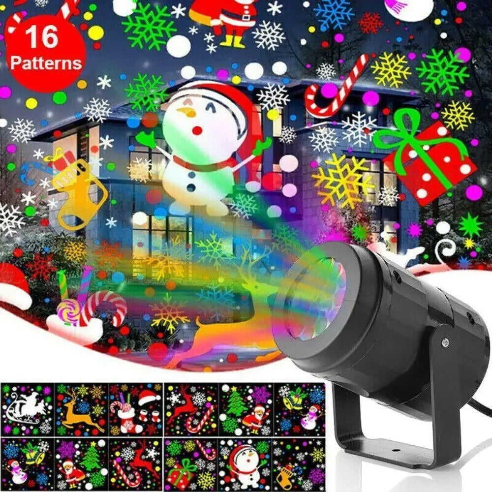 Christmas Snowflake LED Projector Light