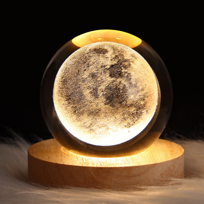 Galaxy Crystal Ball LED Night Light
