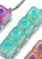 LED Mechanical Keyboard Keychain