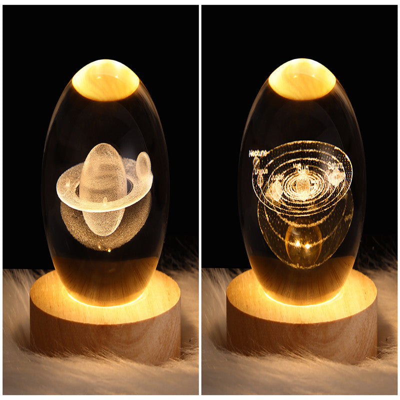 Galaxy Crystal Ball LED Night Light