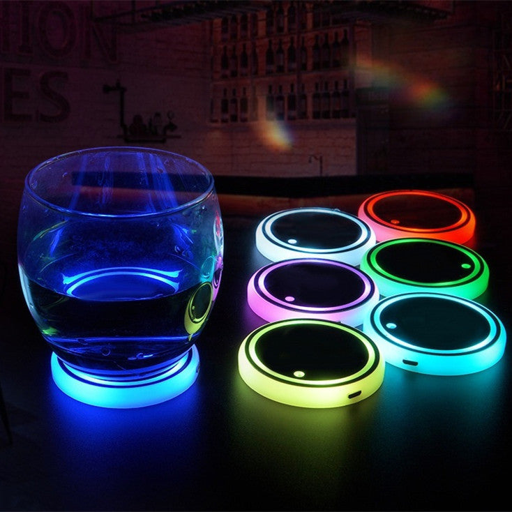 LED Light-up Cup Holder Coaster for Car