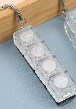 LED Mechanical Keyboard Keychain
