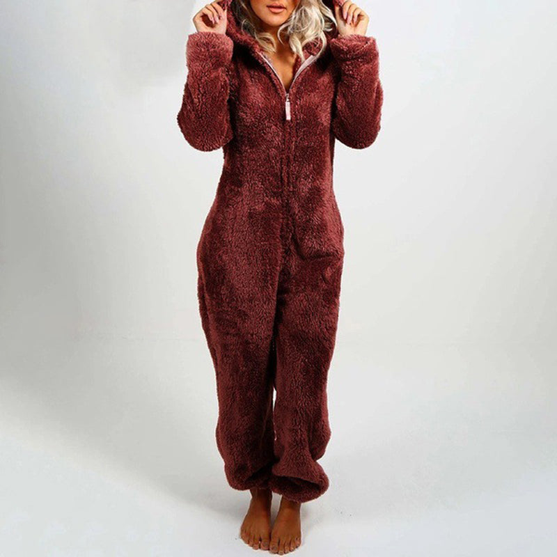 ✨🦊 Ultra-Soft Hooded Onesie for Lounging – Plush Fabric, Playful Design & Comfortable Fit (Home Relaxing Must-Have!)